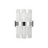 Kade Wall Light Nickel - Clear Glass
